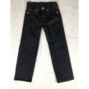 Levi's 550 Boys Relaxed Fit Jeans Black 10 Reg W25 L25